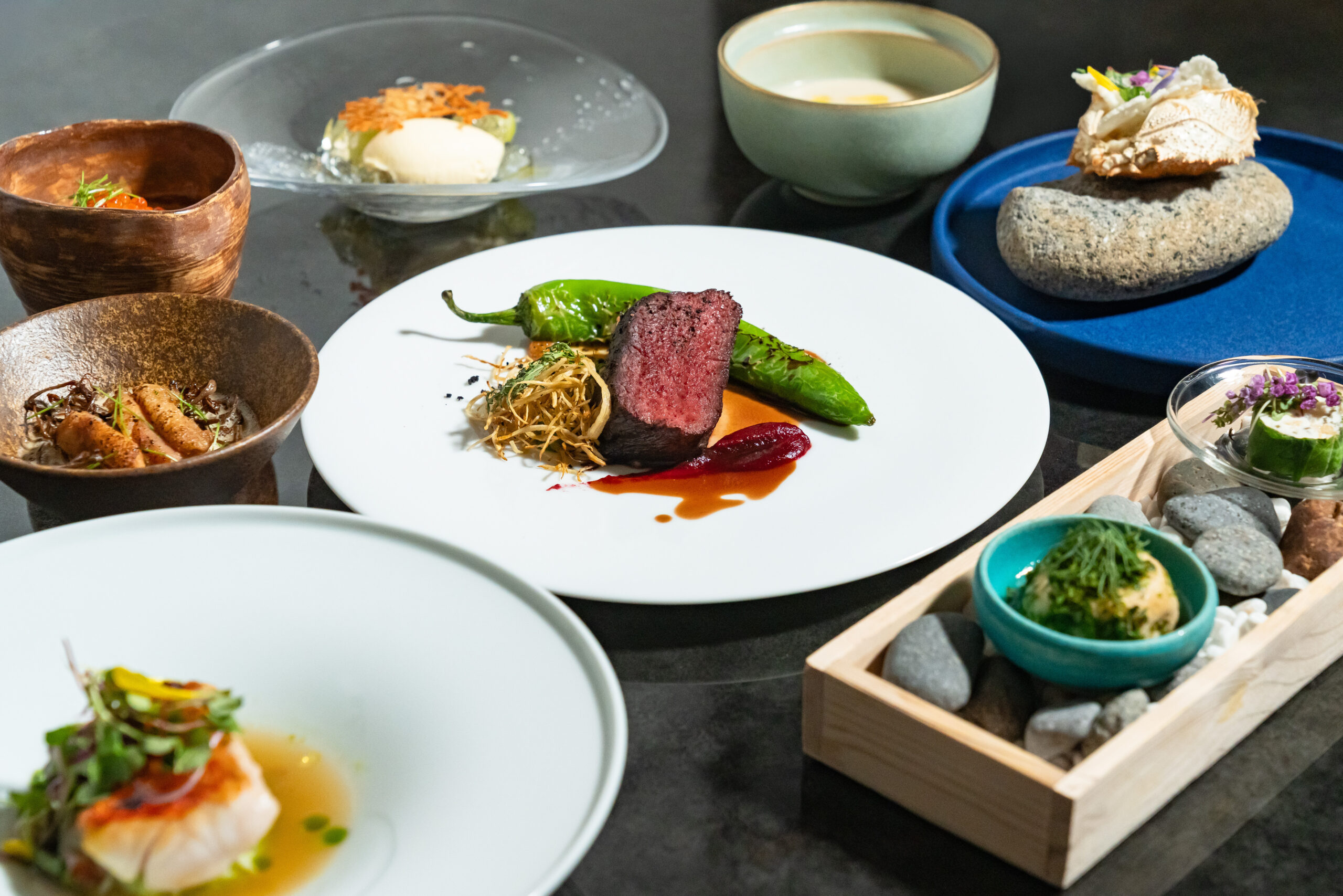 和フレンチディナー 13,000円コース